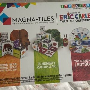 🆕 MAGNA-TILES ERIC CARLE  3 THREE SET COLLECTION SEALED BOX new magna tiles